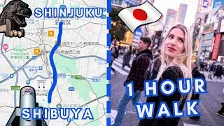 The Best 1 Hour Tokyo Walk - Shinjuku to Shibuya