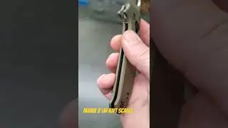 AWT scales on the manix 2 lw. type III anodized. Spyderco should start making their knives like this