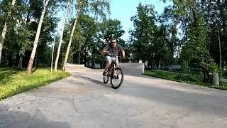 трюки в парке MTB 26 #mtbdirtjump #mtb26 #bunnyhop #банихоп #москва