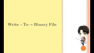 Write Data to Binary File (in Java)