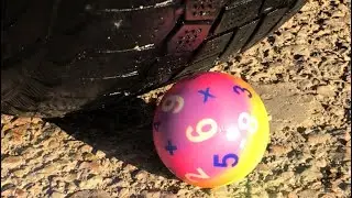 Crushing Crunchy & Soft Things by Car ! EXPERIMENT Car vs Small Ball