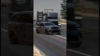 Hellcat Durango goes HEAD ON WITH A Vehicle AFTER OVERTAKING A Truck Driver!!!