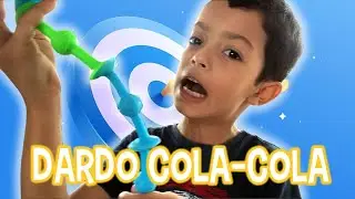 Dardo cola cola Pop jogo de dardos Trickshot Stickit Super silicone colante