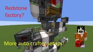 Autocrafter setups -- for a fully automated Factory! Minecraft Survival Java 1.21 (Factory 1 of 3)