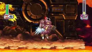 MMX4 - Ride Armor vs Magma Dragoon
