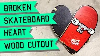 Broken Skateboard Heart