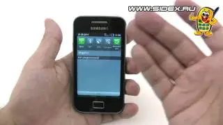 Sidex.ru: Видеообзор смартфона Samsung Galaxy Ace S5830 (rus)