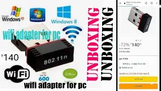 just 140rs | wifi usb adapter for pc Unboxing