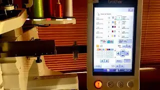 How To Set A Thread Table, Anchor Thread, And Change The Stitch Speed - Brother Embroidery Machine