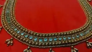 back neck aari work design, full bead and kundan stone design https://youtube.com/@priyapapu-eh2sg
