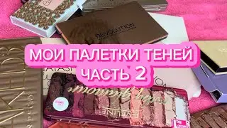 МОИ ПАЛЕТКИ ТЕНЕЙ | ЧАСТЬ 2 | ЛЮКС И БЮДЖЕТ