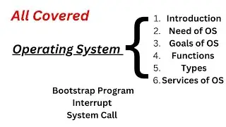 Introduction to Operating Systems | Basics #operatingsystem #os