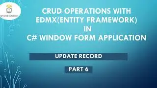How to Update record in Database Using Entity Framework in C# Window Form in Urdu/Hindi