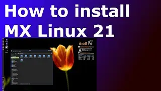 How to install MX Linux 21  Wild flower