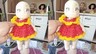 Мастер класс куколки Маняши Часть 3 Голова