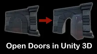 How to Open a Door in Unity 3D | Animation + Trigger Tutorial (Unity Tutorial)
