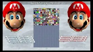 Mugen - SuperMario64 x4 Vs SuperMario64 x4