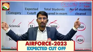Airforce All India Expected Cutoff || Airforce Expected cutoff 2023 | Airforce 2023 cutoff analysis