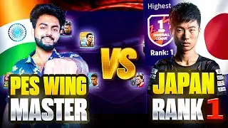 JAPAN Rank 1 🆚 Pes Wing Master | INTERNATIONAL MATCH😨 | 8 GOALS Comeback THRILLER💥 | PRO SERIES 😱