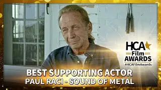 Paul Raci wins Best Supporting Actor for Sound of Metal at the 4th Annual HCA Film Awards
