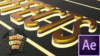 AFTER EFFECTS 3D YAZI TASARIMI (3D text design)