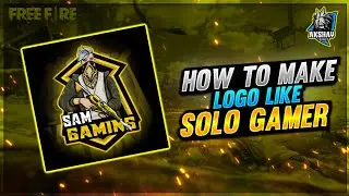 How To Make Free Fire Mascot Logo in Ps CC | How To Make Gaming Logo | Logo Like SOLO GAMER