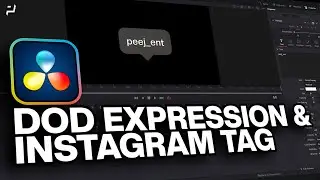 DaVinci Resolve | DOD Expression and Instagram Tag