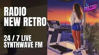 🔴 24/7 New Retro FM / Synthwave Radio