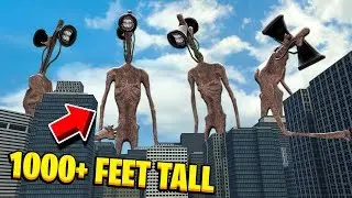 GIANT SIREN HEAD HORDE ATTACKS CITY! - Garry's Mod Gameplay