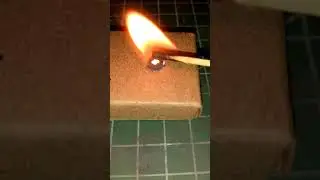 Как горит самодельная серебрянка   