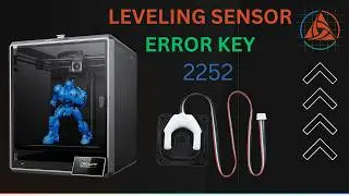Creality K1 Max K2 Plus error key 2522 Leveling sensor data transmision anomaly repair solutions
