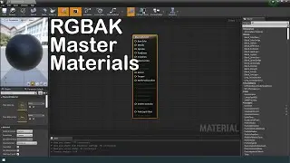 Unreal Engine RGBAK Master Materials