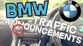 How to turn off Traffic Announcements in your BMW - SIMPLE WAY!!