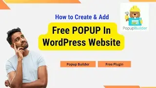 How to create image popup in WordPress using free plugin |  Popup Builder plugin