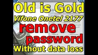 Old is Gold GSM Aladdin Key v2 1.42 VIFONE ONETEL 2177 remove password Without data loss
