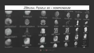 ZBrush. Pędzle 3d - kompendium - materiał promujący