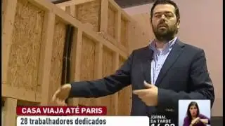 Casas de Madeira feitas em Portugal vendidas na europa
