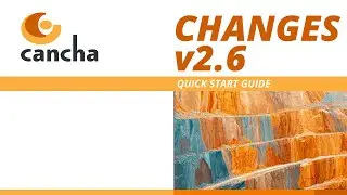 Changes in Cancha 2.6