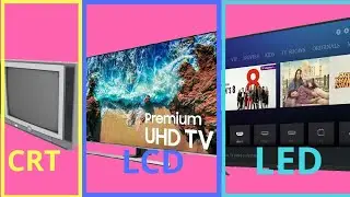 Types of Moniters - CRT , LCD and  LED || MONITERS||Basic Study
