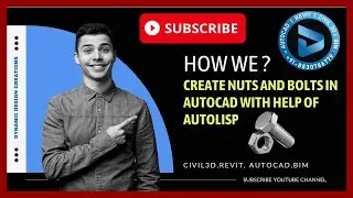 HOW TO CREATE BOLTS & NUTS IN SINGLE CLICK IN AUTOCAD