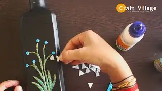 Simple Bottle Craft | Flower Bottle Art | craft