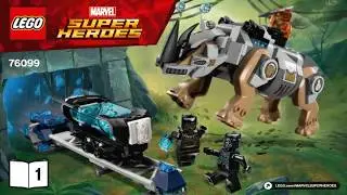 Лего Супер Герои 2018 Поединок с Носорогом LEGO Super Heroes RHINO FACE-OFF BY THE MINE 76099 #1