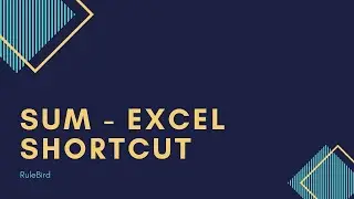 Sum Formula Tips you must know |  Excel Tips & Tricks | Part - 1 (हिंदी)