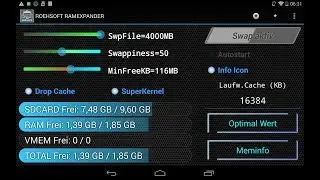 Android Telefon ve Tablet Ram Artırma RAMEXPANDER VIRTUAL RAM SWAP - English Subtitle