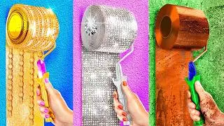 نبني سرير بطابقين لثلاثة توائم! الفقراء مقابل الأغنياء مقابل الأغنياء جدًا والغرفة السرية!