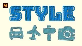 Adobe illustrator Eğitimi | Grafik Stili Nasıl Yapılır? Textile Style