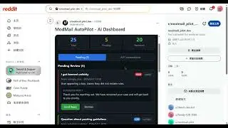 ModMail AutoPilot - AI-Powered ModMail Assistant for Reddit Moderators