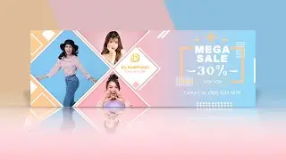 Design a banner for your store | Adobe photoshop Tutorial