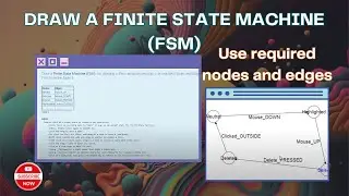 Draw a finite state machine(FSM)for deleting a file in windows desktop -Use required nodes and edges