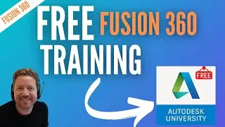 Free Fusion 360 Training At Autodesk University